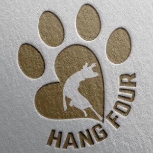 Logotipo del perro - Hang Four